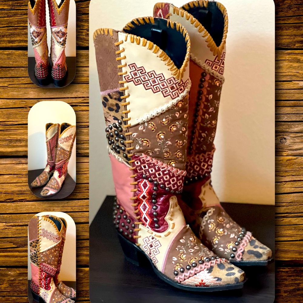 Double D Ranchwear by Old Gringo Blowout Cowboy Boots
